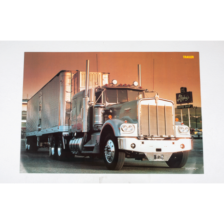 Vintageposter Trailer Kenworth W 900