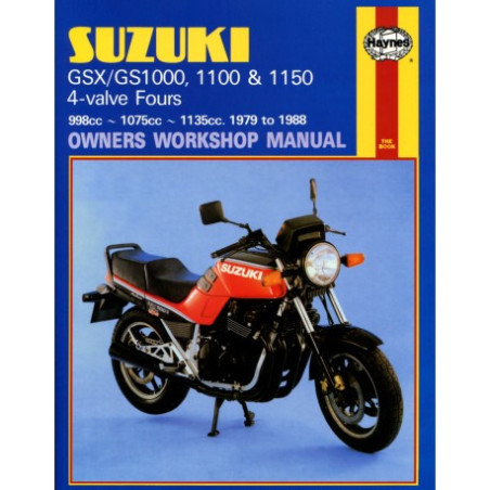 Suzuki GS/GSX1000 1100 & 1150 4-valve Fours 1979 - 1988