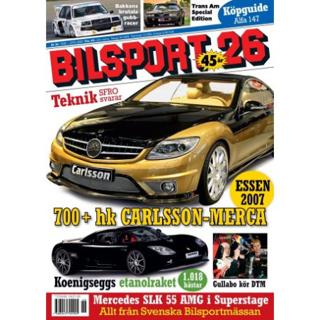 Bilsport nr 26 2007