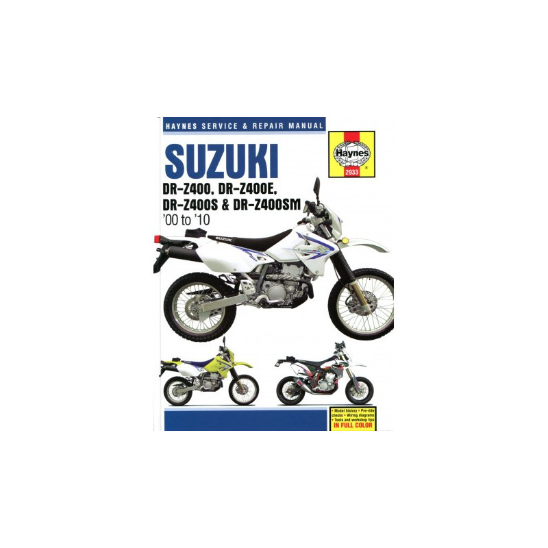 Suzuki DR-Z400 DR-Z400E DR-Z400S & DR-Z400SM 2000 - 2010