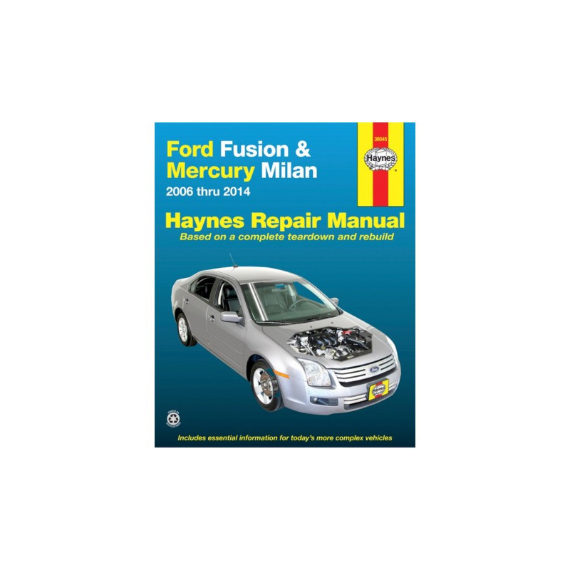 Ford Fusion and Mercury Milan 2006 thru 2010 (USA)