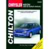 Chrysler Neon Chilton Repair Manual for 1995-99 covering all models of Dodge and Plymouth Neon