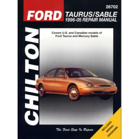 Ford Taurus/Sable Chilton Repair Manual for 1996-05 covering all models except SHO or variable fuel models