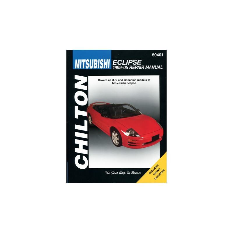 Mitsubishi Eclipse Chilton Repair Manual covering all models for 1999-05