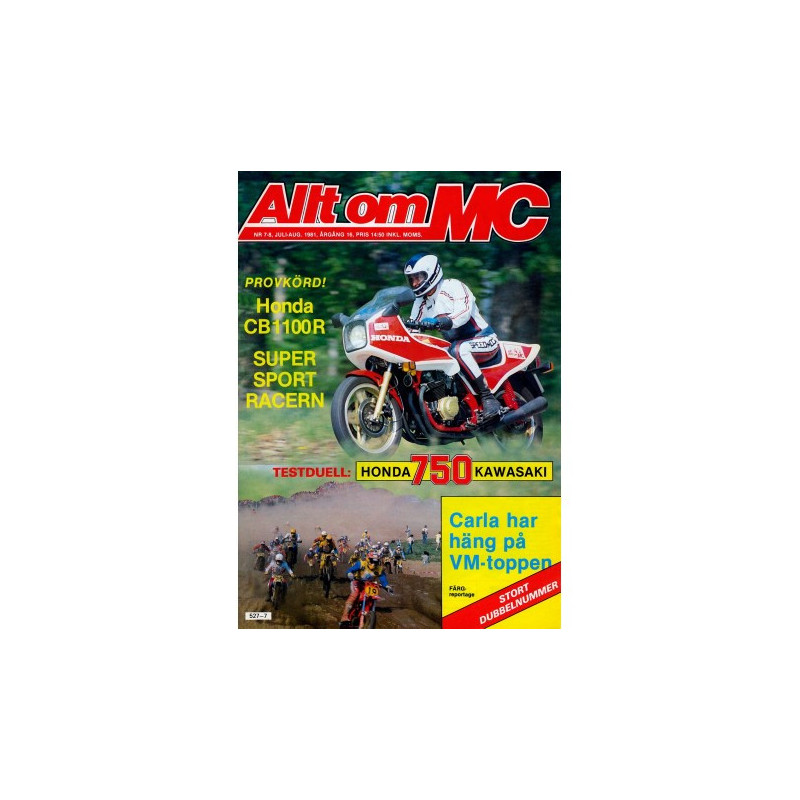 Allt om MC nr 7  1981