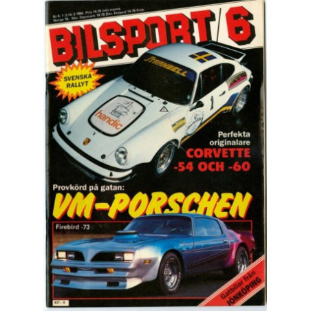 Bilsport nr 6  1984