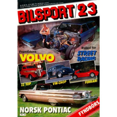 Bilsport nr 23  1983