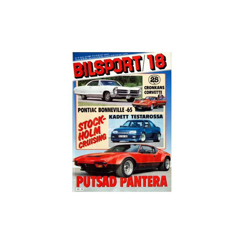 Bilsport nr 18  1987