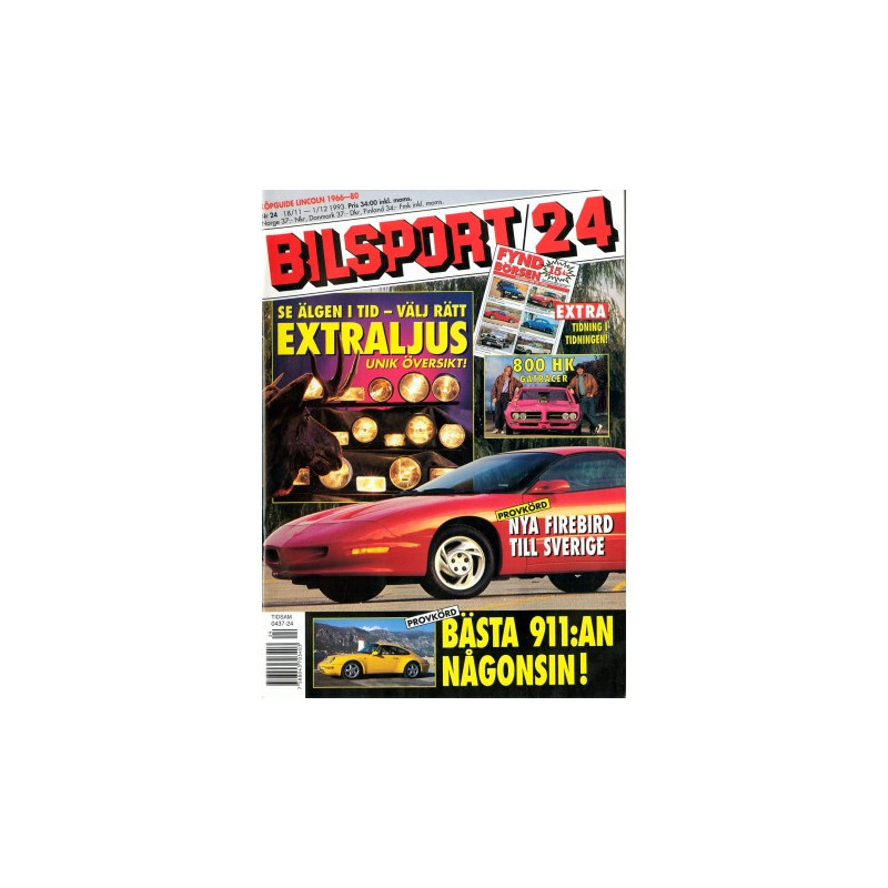 Bilsport nr 24  1993