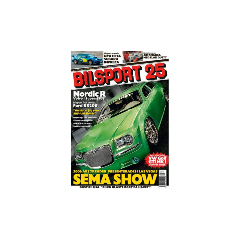 Bilsport nr 25  2005