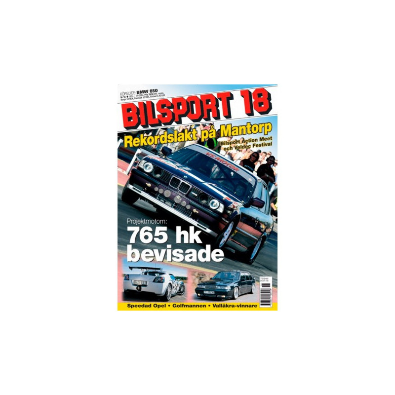 Bilsport nr 18  2004