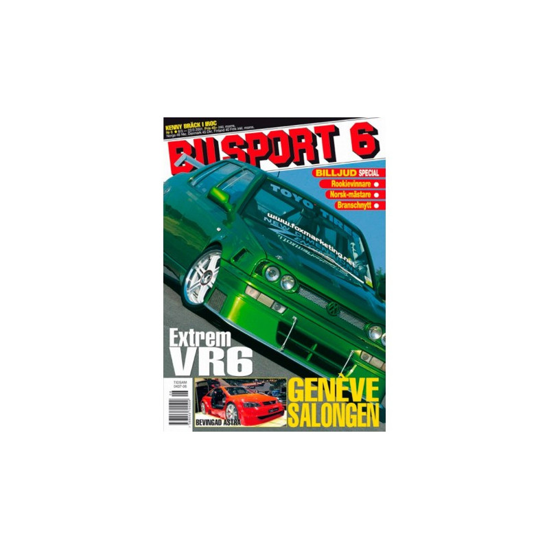 Bilsport nr 6  2001