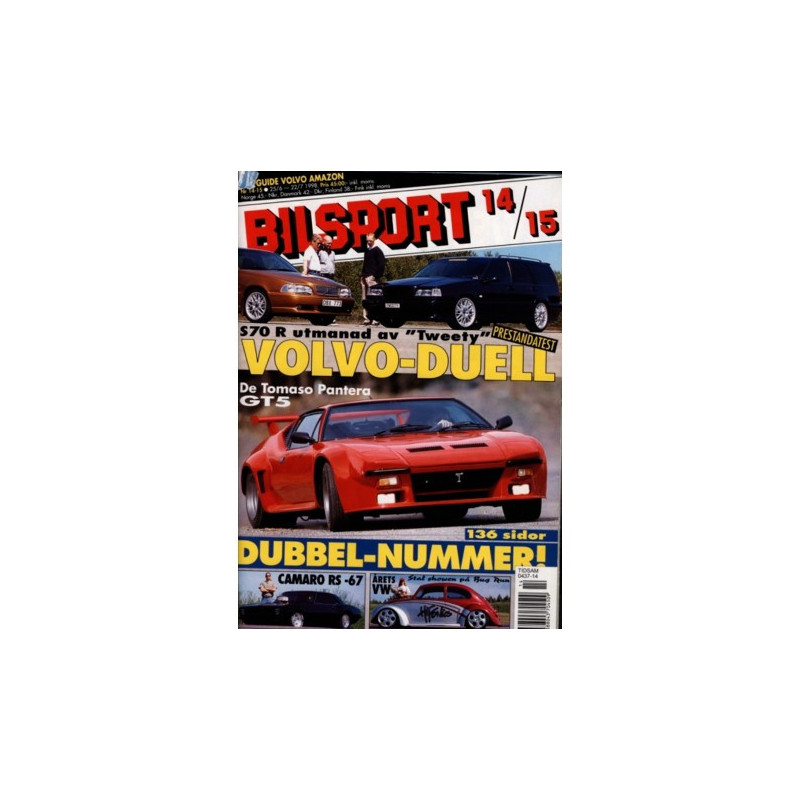 Bilsport nr 14  1998