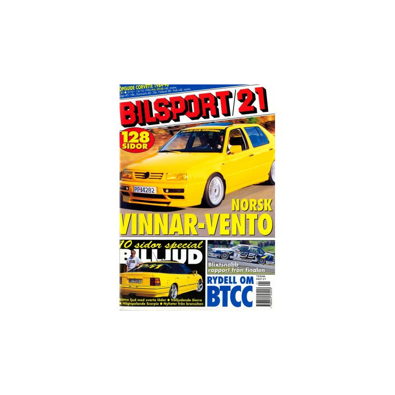 Bilsport nr 21  1996