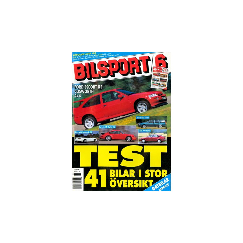 Bilsport nr 6  1994