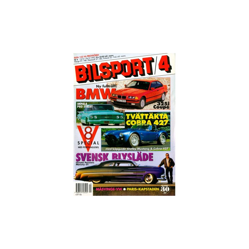 Bilsport nr 4  1992