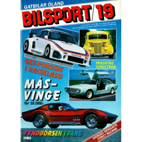 Bilsport nr 19  1985