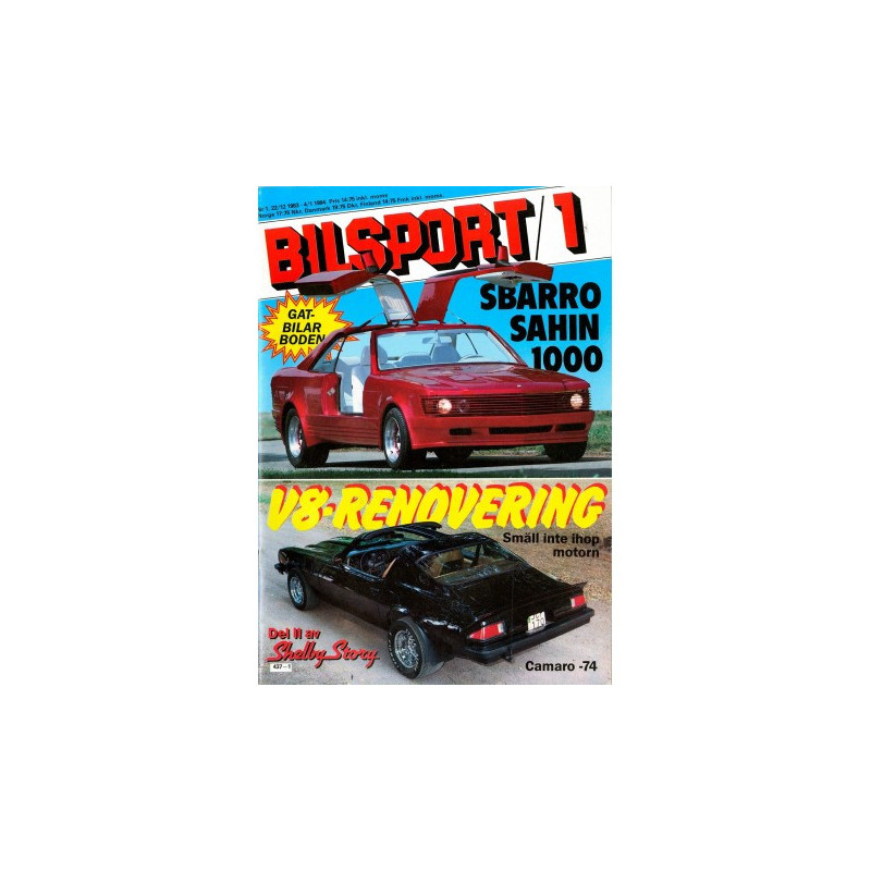 Bilsport nr 1  1984