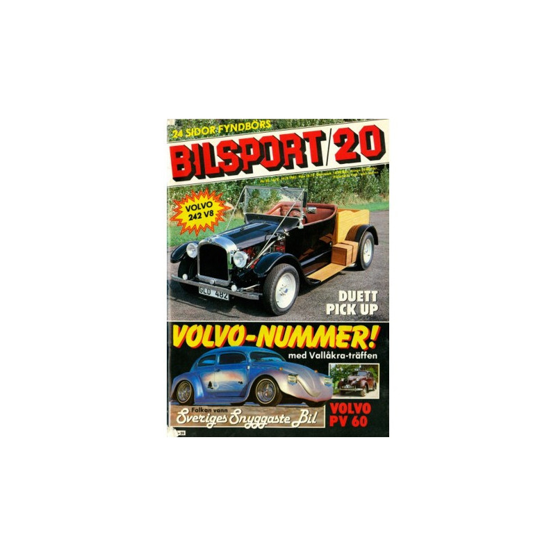 Bilsport nr 20  1982