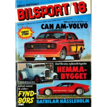 Bilsport nr 18  1982