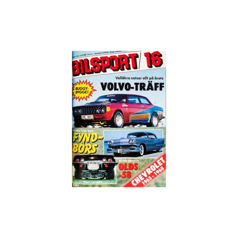 Bilsport nr 16  1982