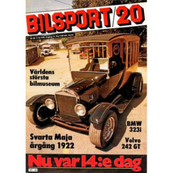 Bilsport nr 20  1978