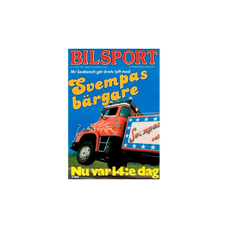 Bilsport nr 13  1978