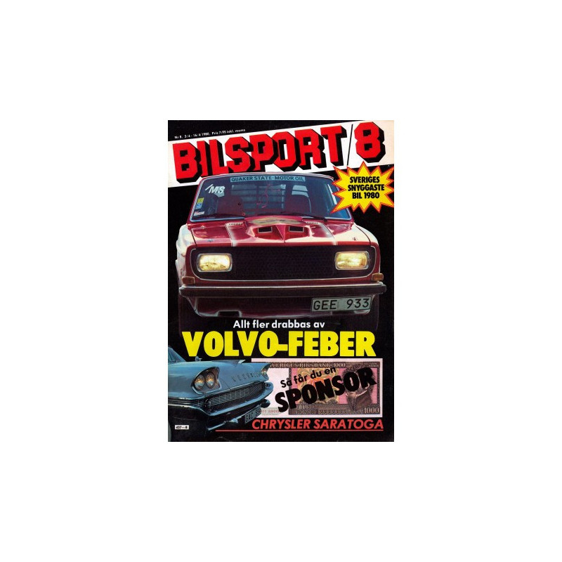 Bilsport nr 8  1980