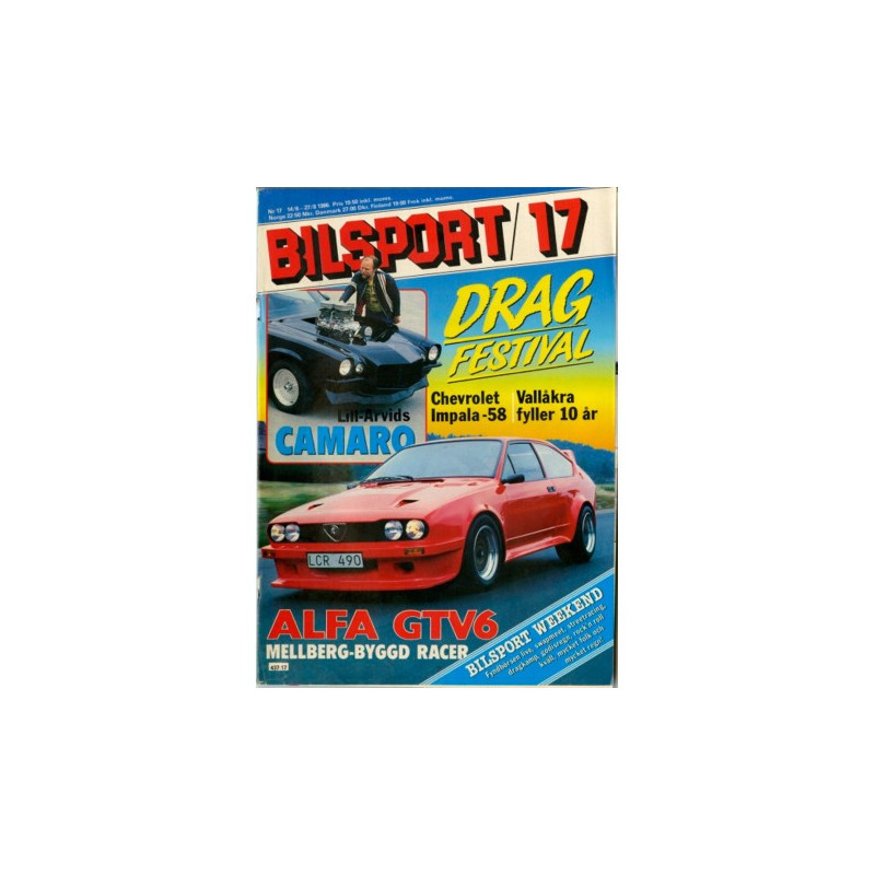 Bilsport nr 17  1986