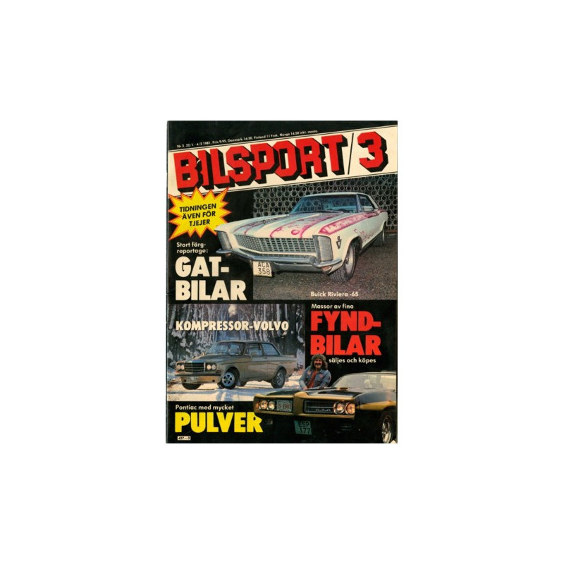 Bilsport nr 3  1981