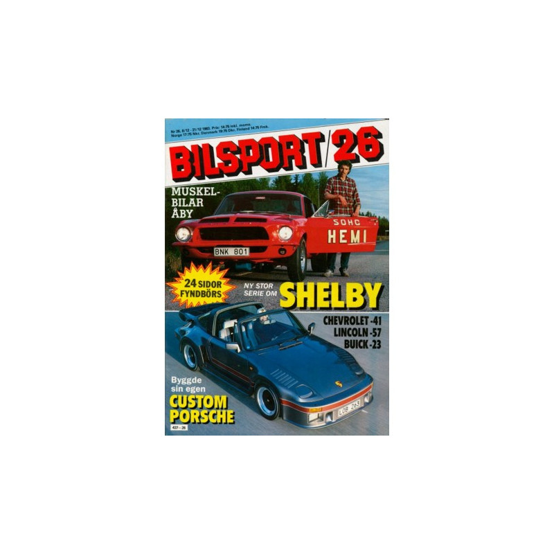 Bilsport nr 26  1983