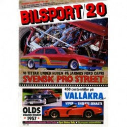 Bilsport nr 20  1989