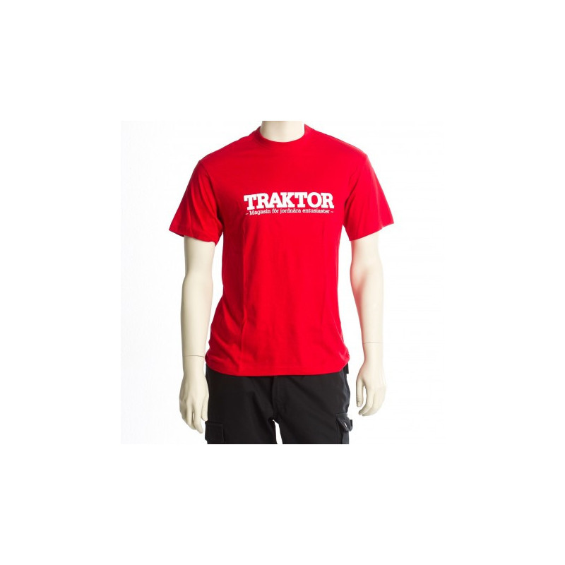 T-shirt Traktor röd