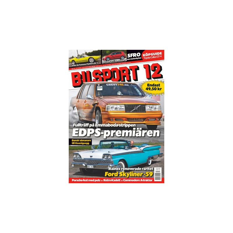 Bilsport nr 12 2009